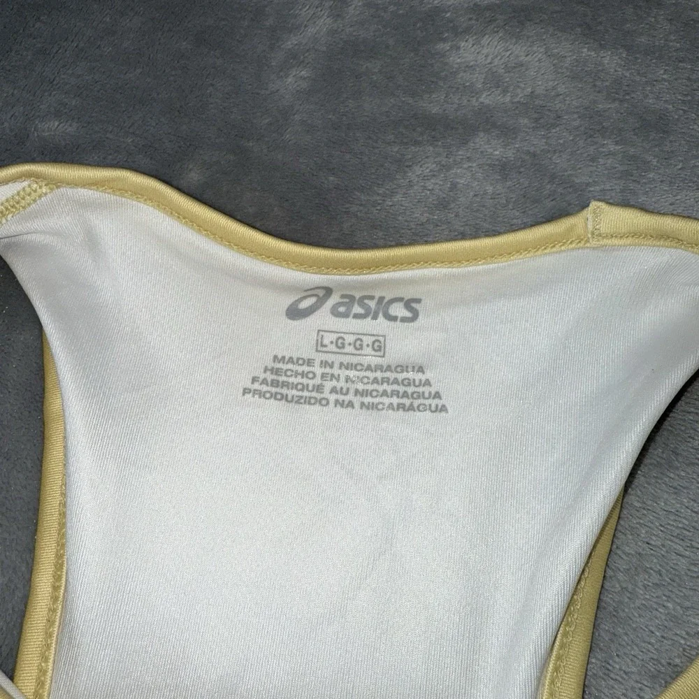 NWT ASICS Houston‎ Rockets Women's Large Gold Razorback Performance Tank Top - Picture 3 of 9